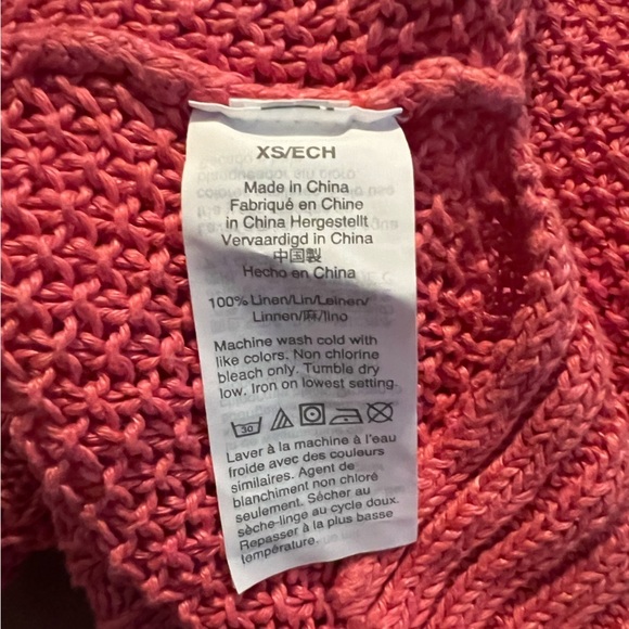 🌹NWOT J. Crew Linen Beach Knit Sweater - Picture 6 of 6
